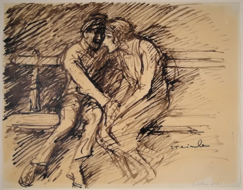 无技术 Steinlen -  Sur le Banc