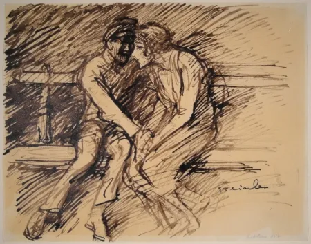 无技术 Steinlen -  Sur le Banc