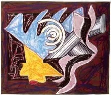 丝网印刷 Stella -  A HUNGRY CAT ATE UP THE GOAT