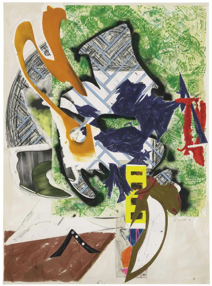 复数作品 Stella - Ahab's Leg (The Waves from The Moby Dick Prints 1989-93 series)