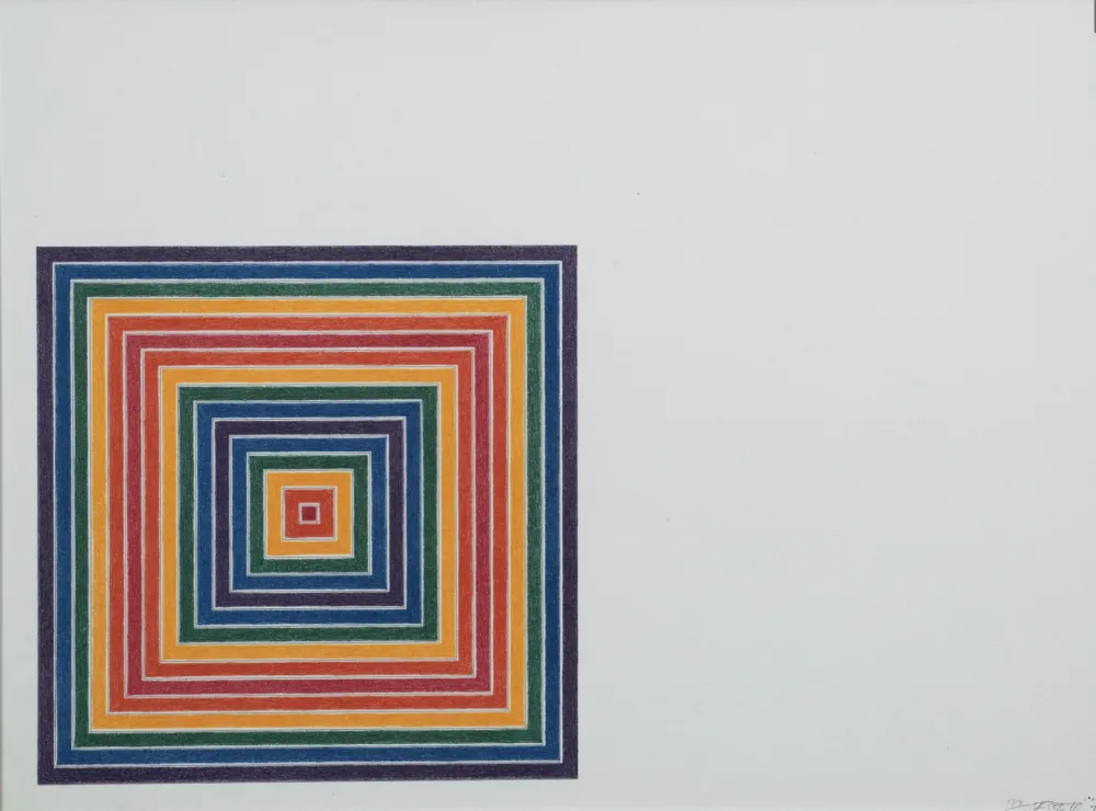 石版画 Stella - Gran Cairo (from multicolored squares)