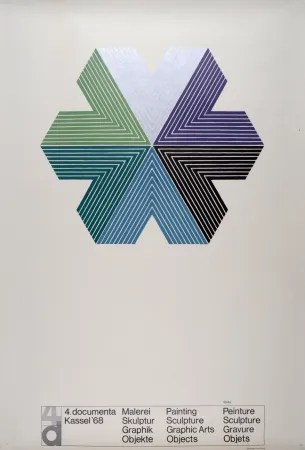 石版画 Stella - Star of Persia II, Documenta n° 4, 1967