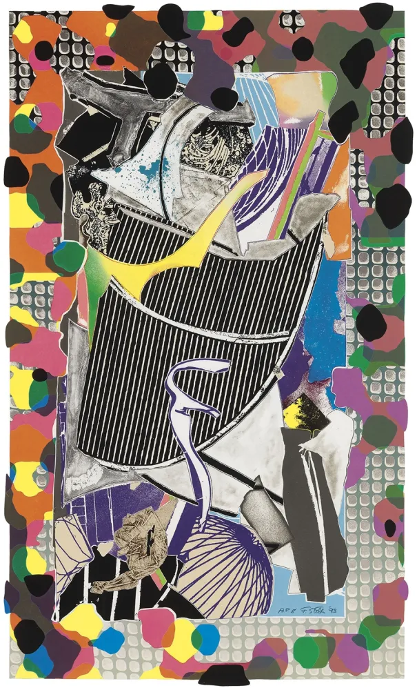 石版画 Stella - The Battering Ram (From Moby Dick Deckle Edges Series)