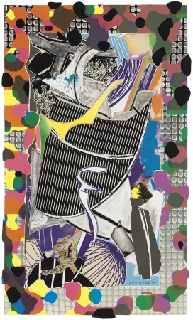 石版画 Stella - The Battering Ram (From Moby Dick Deckle Edges Series)