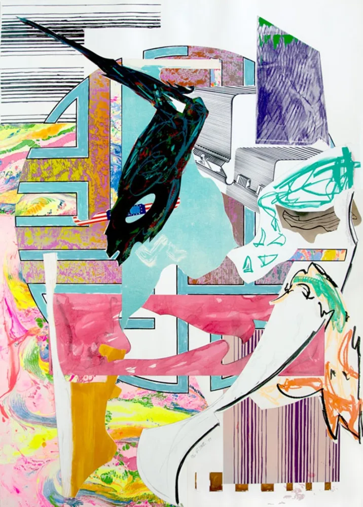 石版画 Stella - The Quarter-Deck from The Waves