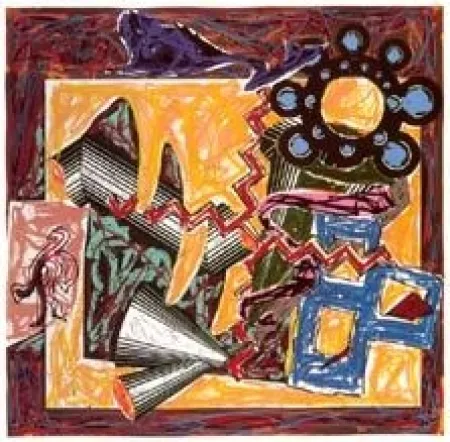 丝网印刷 Stella -  THEN CAME A FIRE AND BURNT THE STICK 