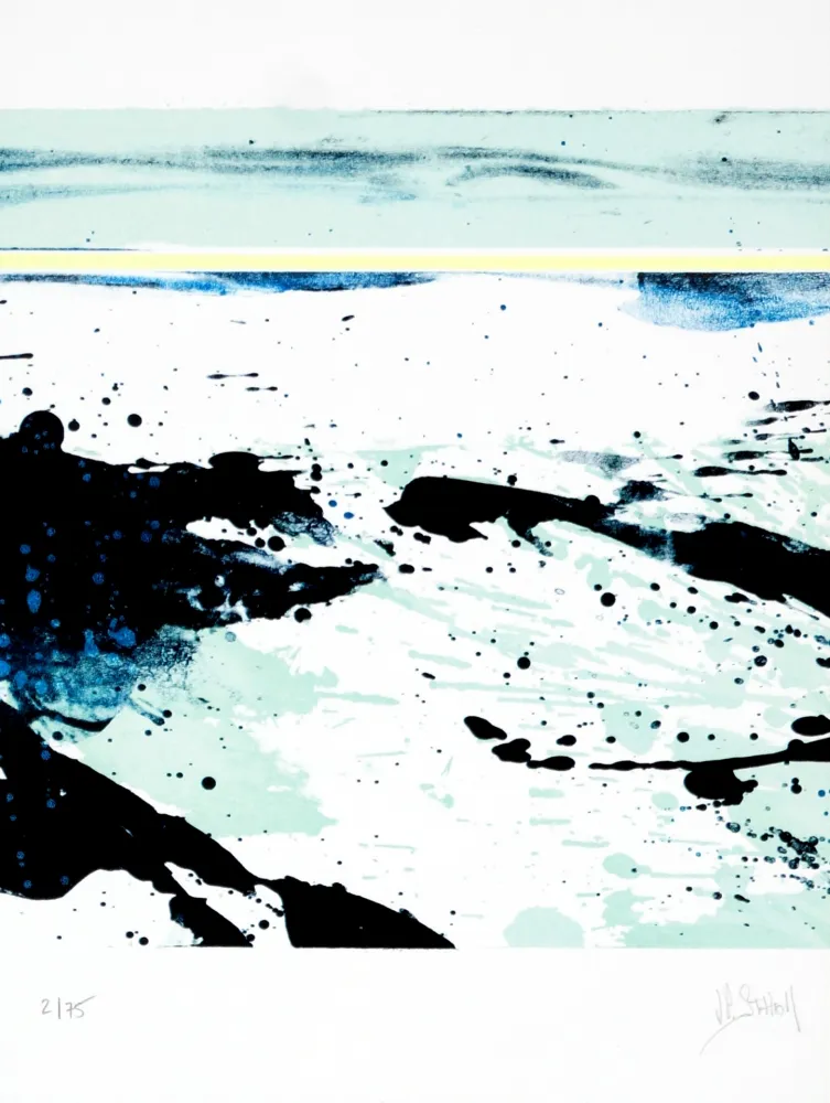 石版画 Stholl - Fraktion de contre vagues