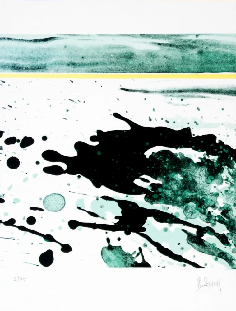 石版画 Stholl - Fraktion de contre vagues