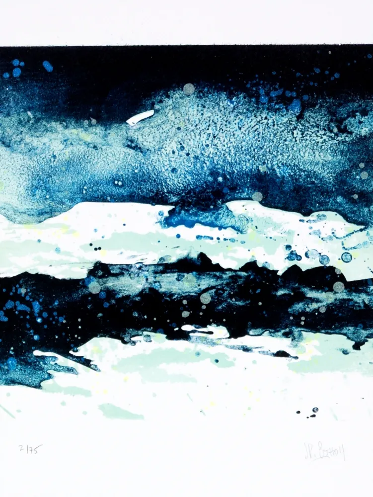 石版画 Stholl - Fraktion de contre vagues