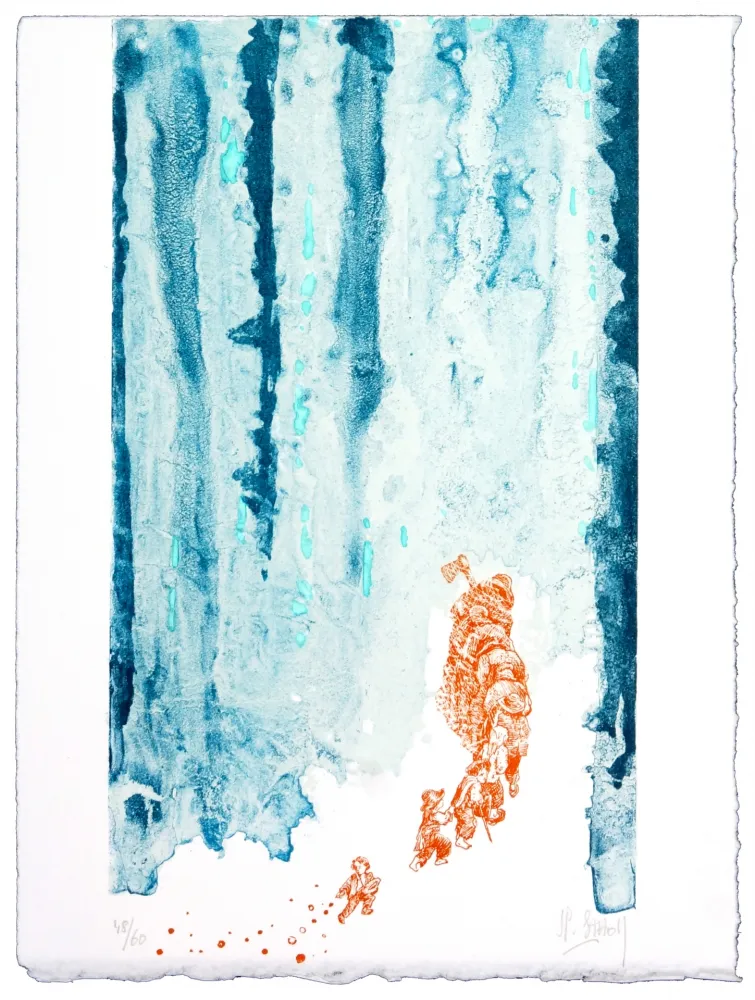 石版画 Stholl - Le petit poucet 2