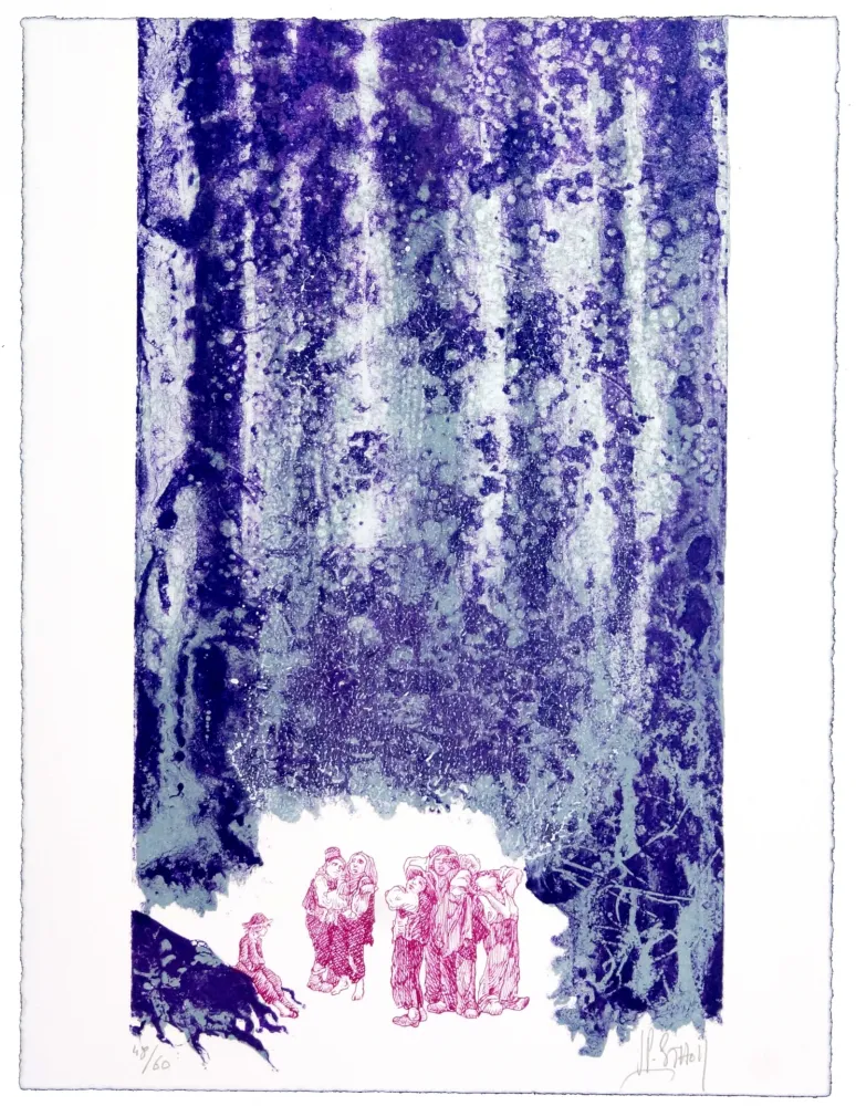 石版画 Stholl - Le petit poucet 3