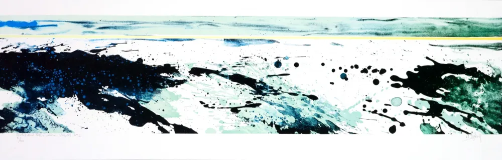 石版画 Stholl - Roches & roll à contre vague 2