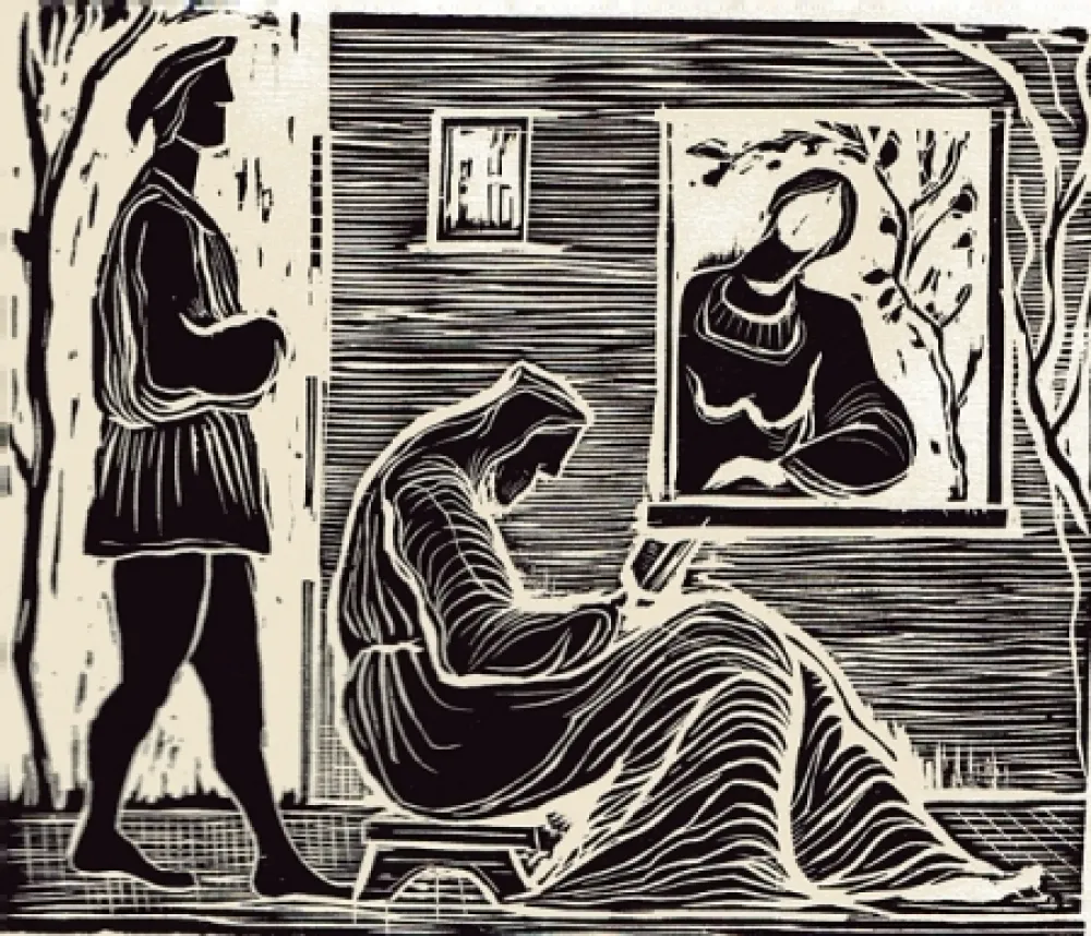 插图书 Stoppa - Sant'Abraam Romito e la Nipote Maria