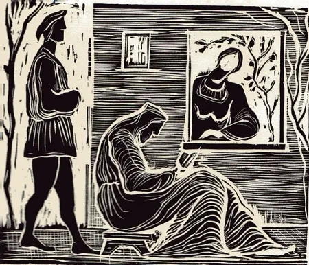 插图书 Stoppa - Sant'Abraam Romito e la Nipote Maria