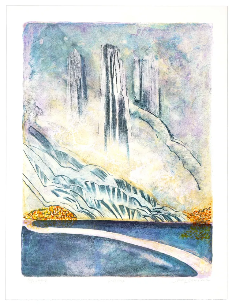 石版画 Stornes - Luft Slott