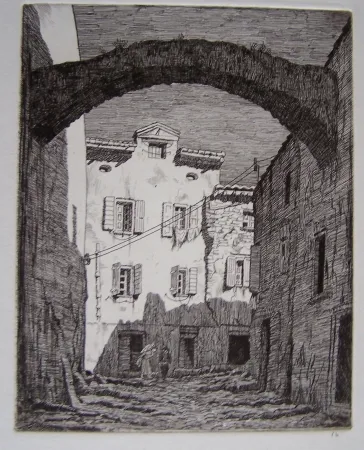 版画 Strang - Collioure