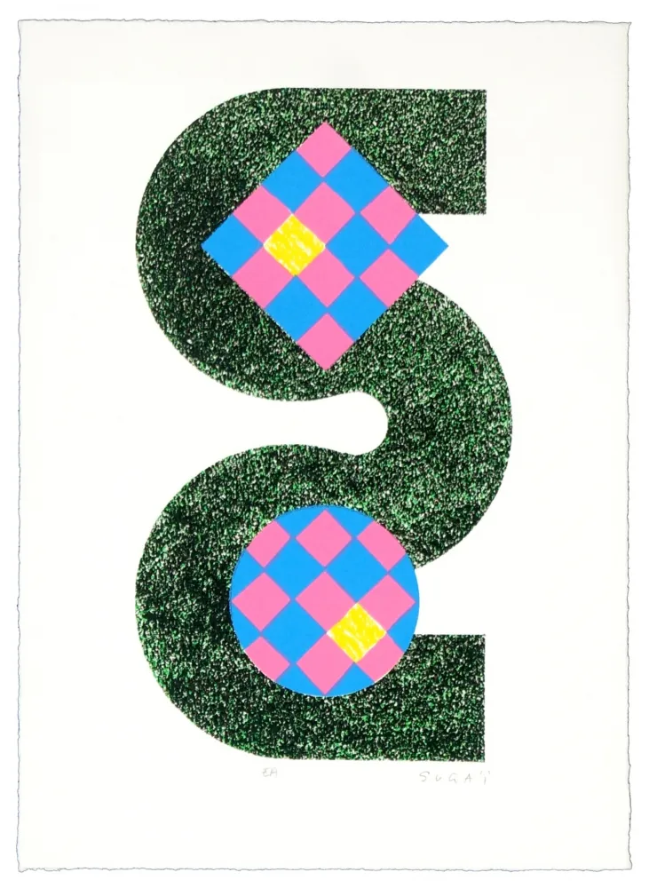 石版画 Sugai - Sans titre 