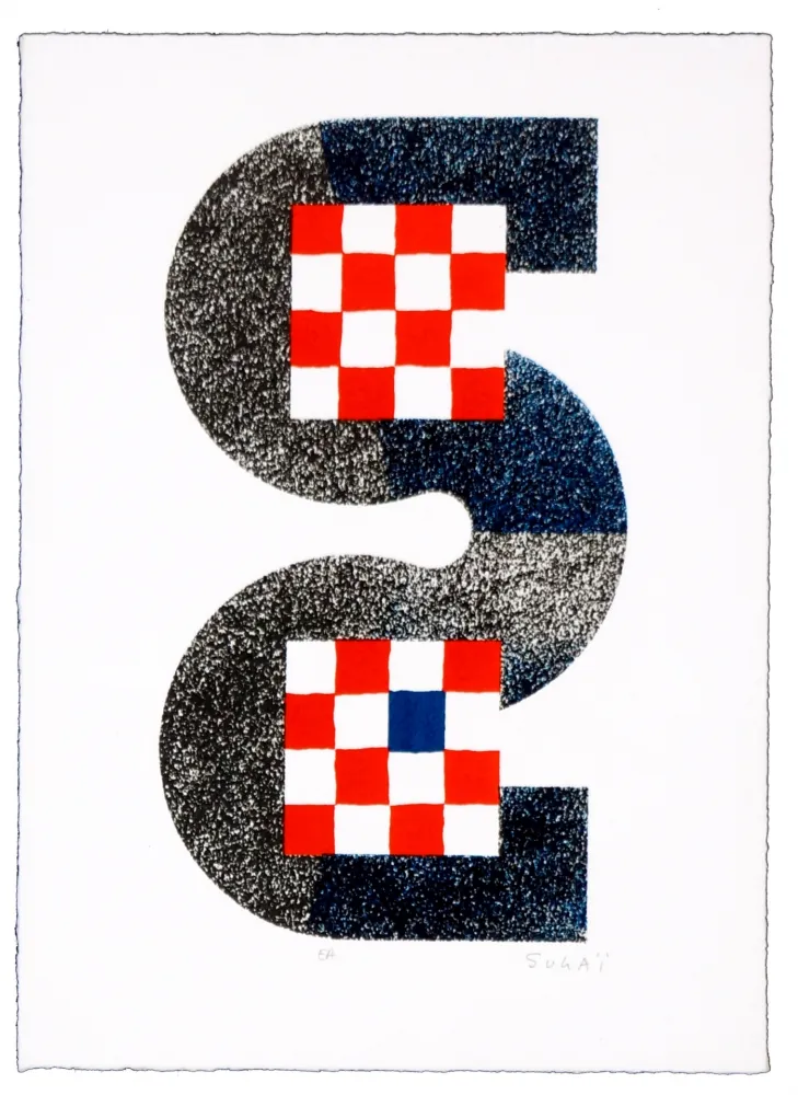 石版画 Sugai - Sans titre