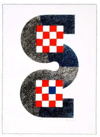 石版画 Sugai - Sans titre