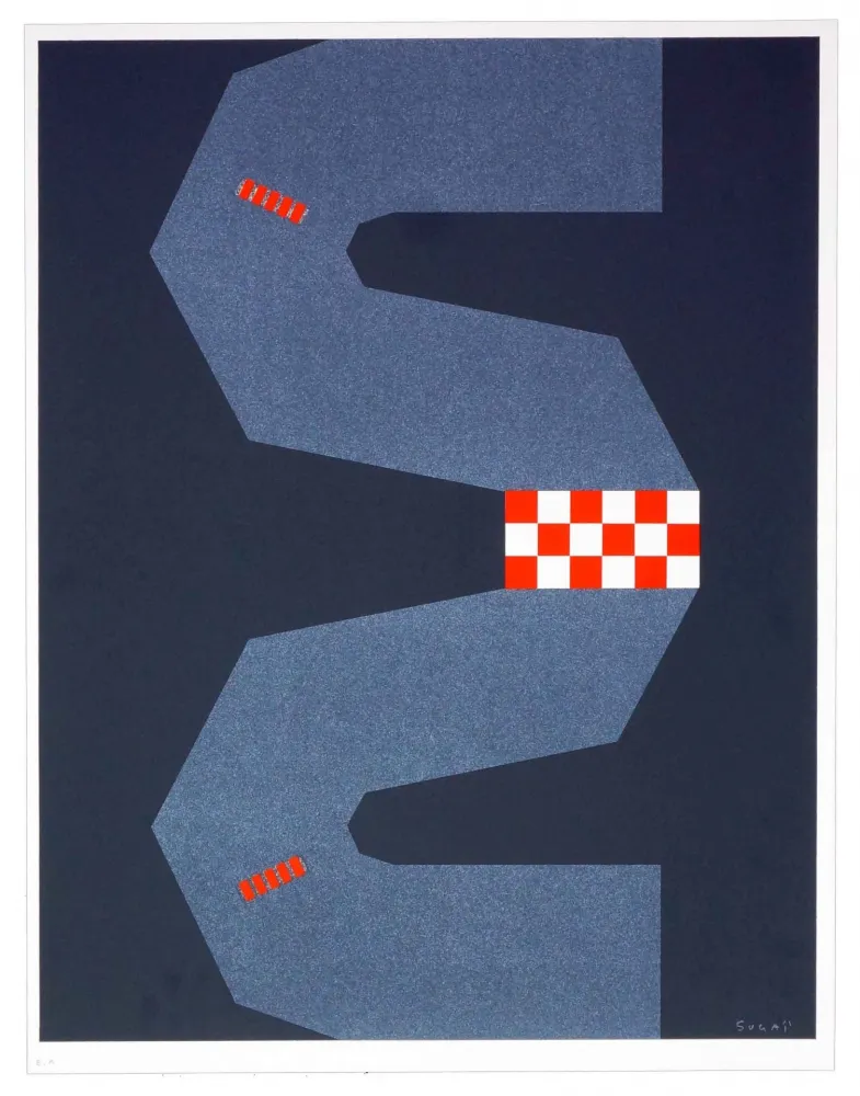 石版画 Sugai - Sans Titre