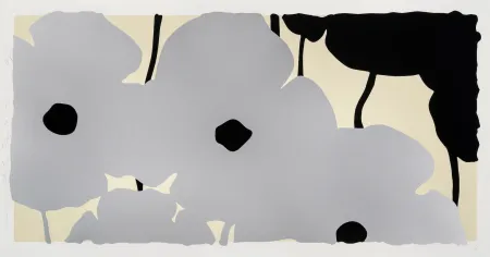 丝网印刷 Sultan - Silver Poppies