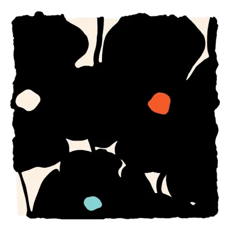 丝网印刷 Sultan - Three Black Poppies