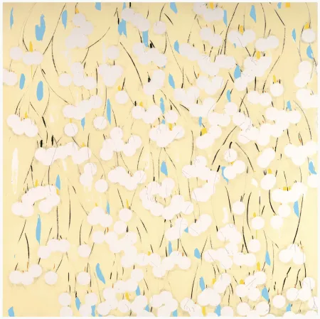 丝网印刷 Sultan - White Mimosa