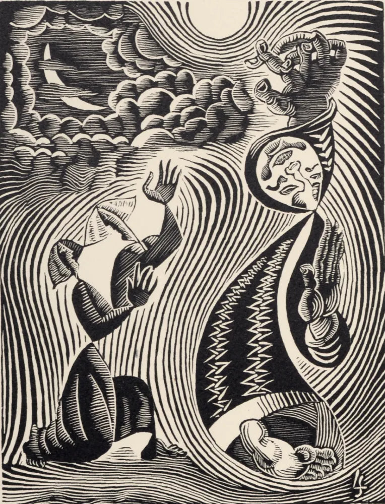 木刻 Survage - Composition surréaliste XXIX, 1940