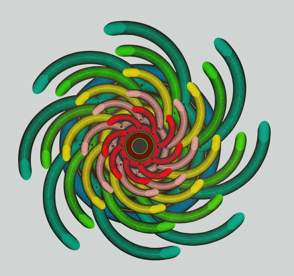 丝网印刷 Sutej - Krug u boji