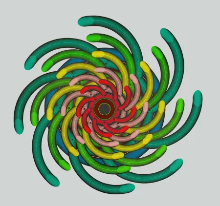 丝网印刷 Sutej - Krug u boji