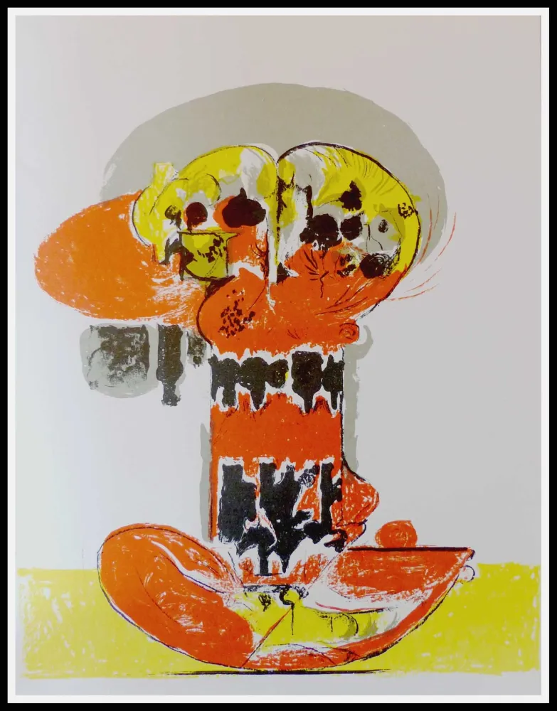 石版画 Sutherland - COMPOSITION 