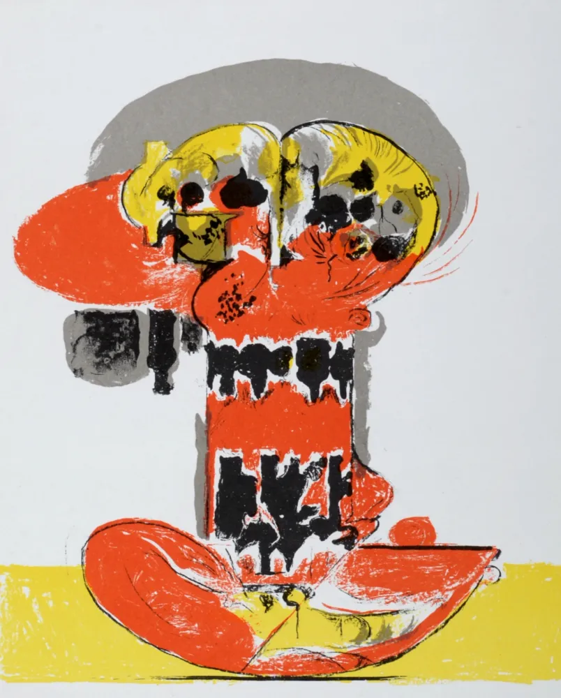 石版画 Sutherland - Composition pour XXème siècle, 1972