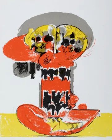 石版画 Sutherland - Composition pour XXème siècle, 1972