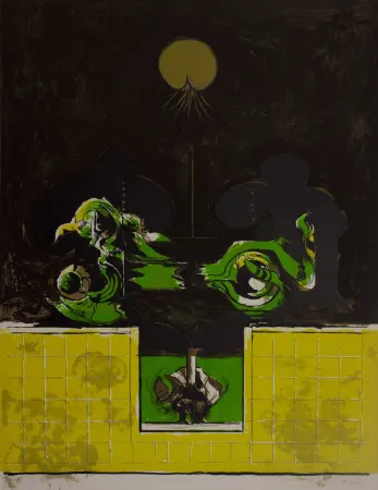 石版画 Sutherland - La brèche