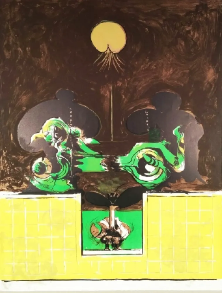 石版画 Sutherland - La Brèche