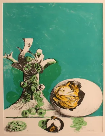 石版画 Sutherland - SENZA TITOLO