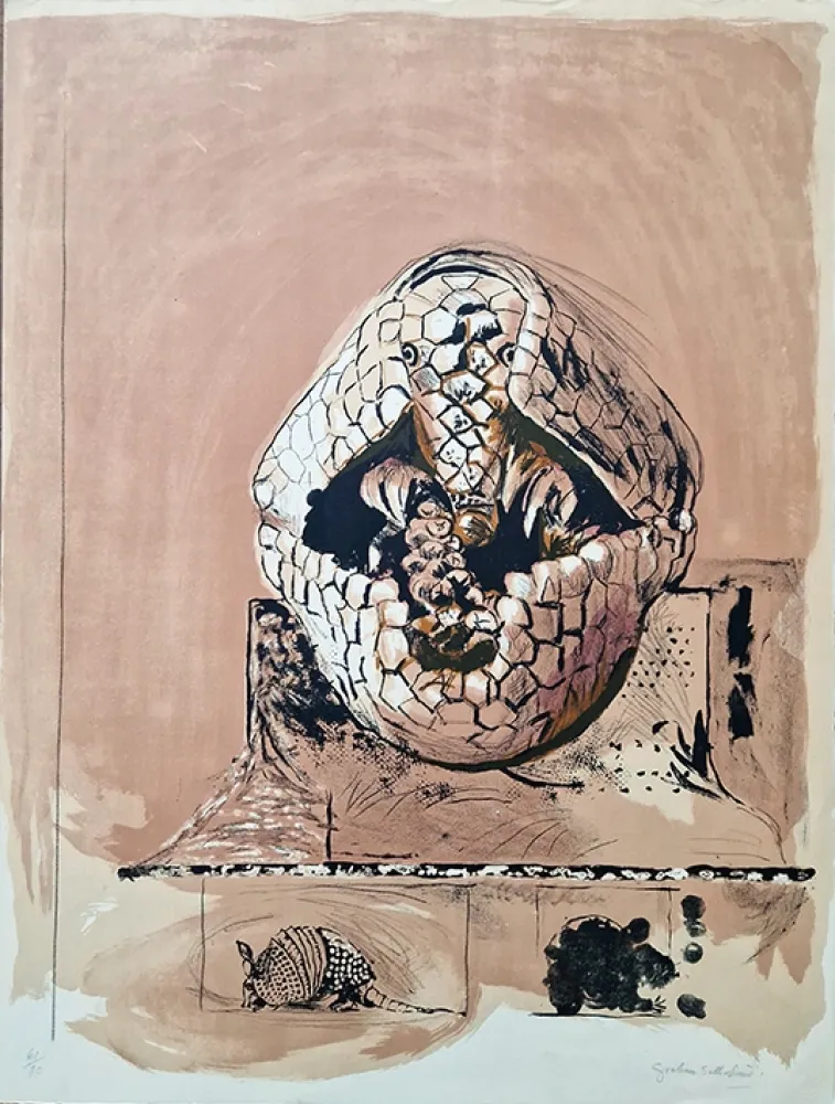 石版画 Sutherland - Tatout