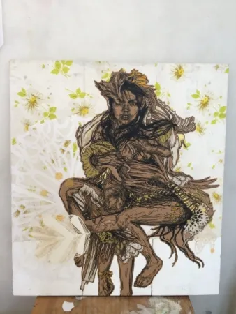 丝网印刷 Swoon - Monica