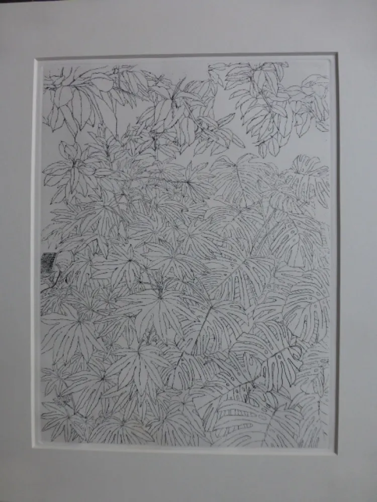 蚀刻版画 Szafran - Feuillages ,1977