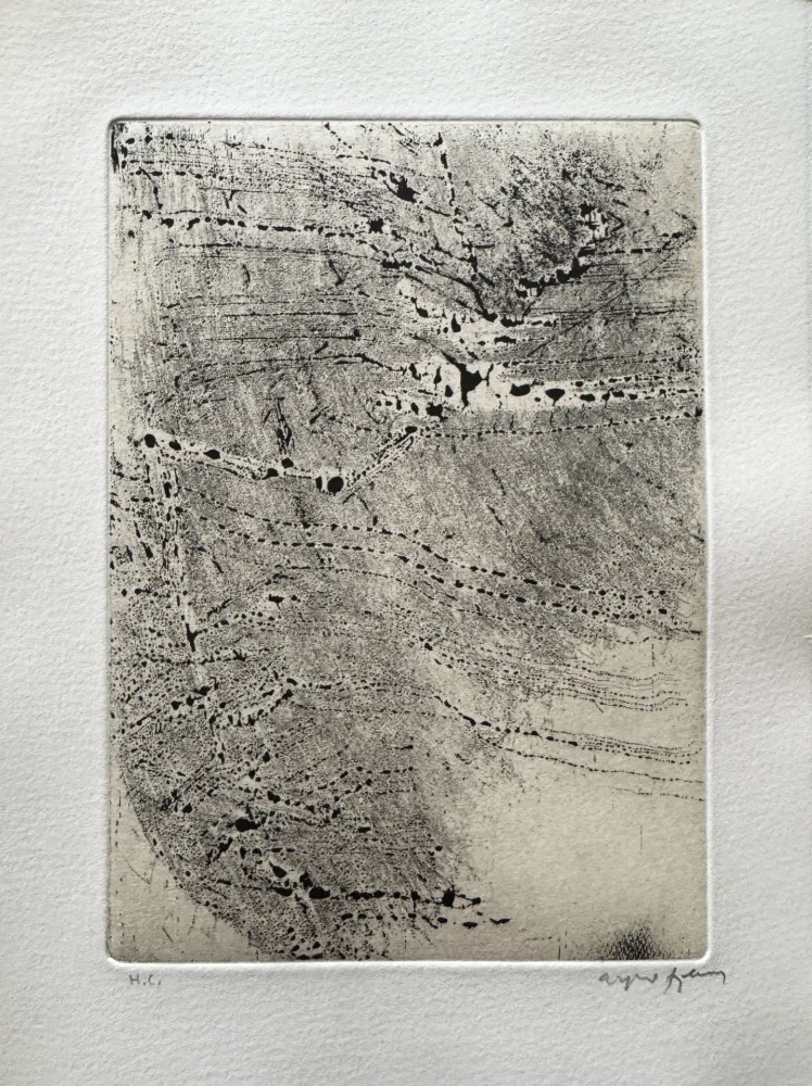 蚀刻版画 Szenes - Sans titre, 1976