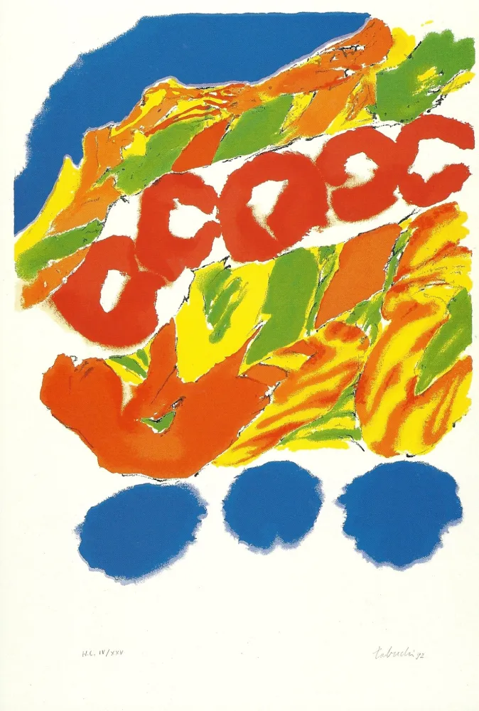 石版画 Tabuchi - JO BARCELONE 1992
