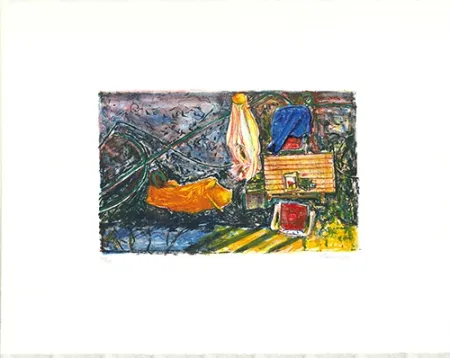 石版画 Tadeusz - Untitled