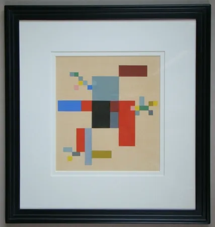 镂版印刷 Taeuber-Arp - Aquarelle, 1927