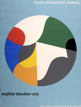 丝网印刷 Taeuber-Arp - Musée National d'Art Moderne, 1964