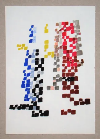 照相凹版 Taeuber-Arp - Taches quadrangulaires, 1920