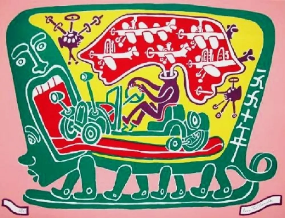 石版画 Taillandier - Land 1