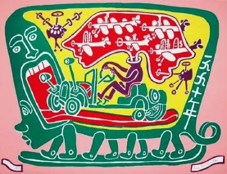 石版画 Taillandier - Land 1