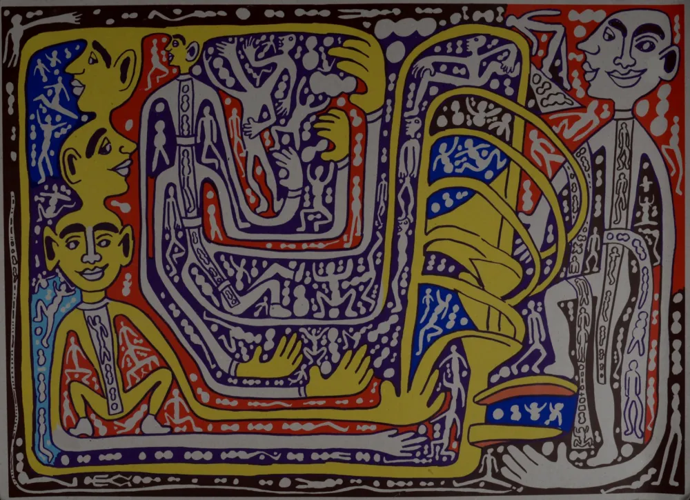 丝网印刷 Taillandier - Personnages, 2010 