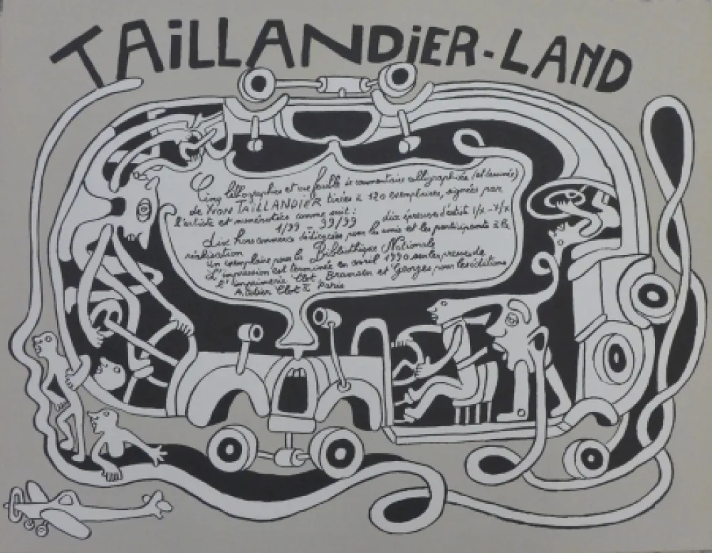石版画 Taillandier - Taillendier Land