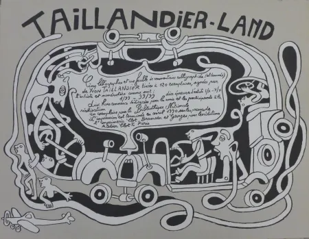 石版画 Taillandier - Taillendier Land